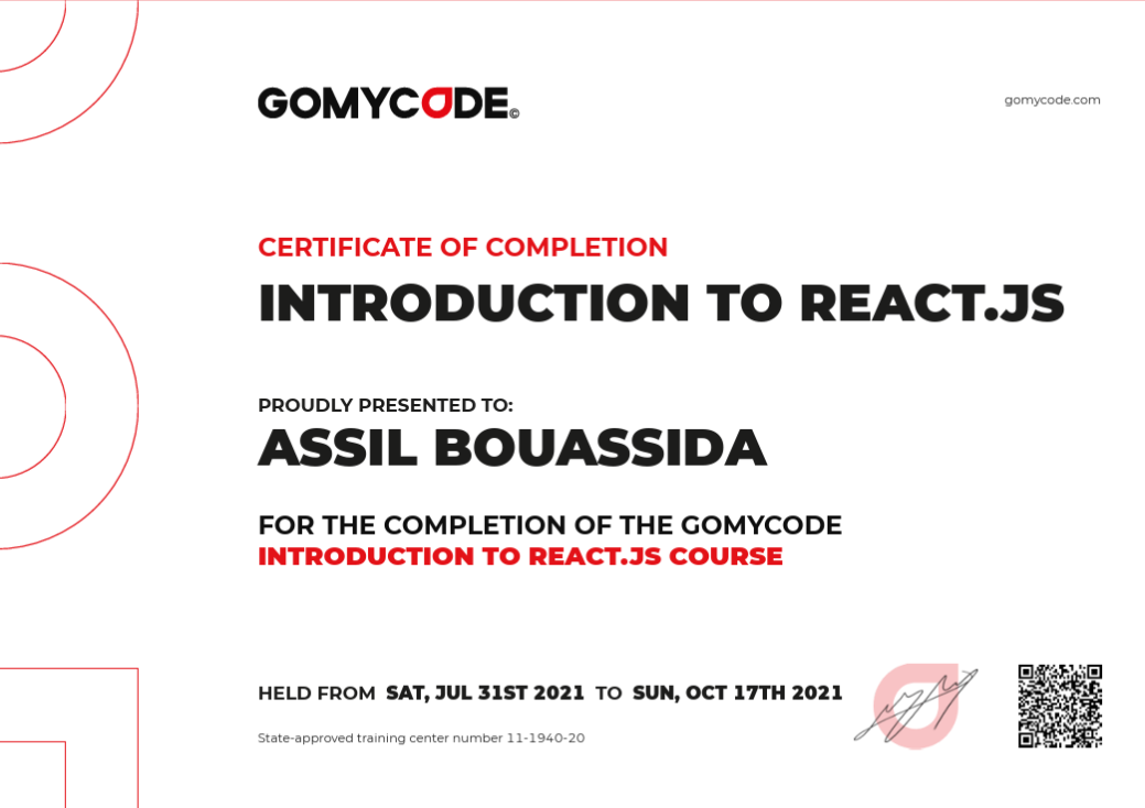 Certificate 2